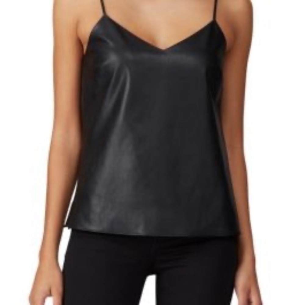 Forever 21 black vegan leather Cami size small